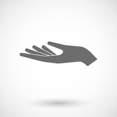 Illustration of a hand offering
