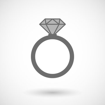 Illustration of an engagement ring