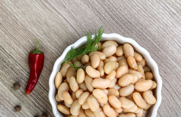 Canned white beans