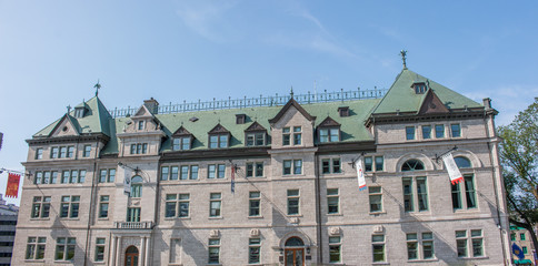 Fototapeta premium Ville De Quebec (Hôtel de ville) Quebec City Québec Canada