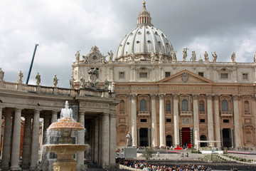 Obraz premium Rome, la basilique Saint-Pierre, Italie