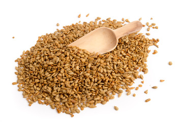 Geröstete Sonnenblumenkerne mit Honig