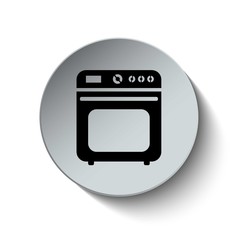 Oven icon. Cooking icon. Vector Illustration.