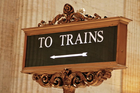 Chicago, Gare Union Station, Panneau