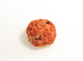 1076 - meatballs raw meat
