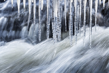 Icicles in Stream