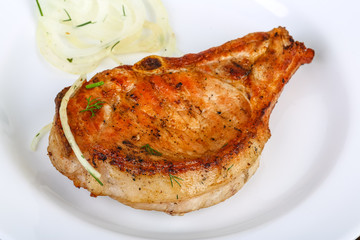 Grilled pork