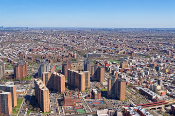 Fototapeta premium Aerial view of Prospect Park in Brooklyn