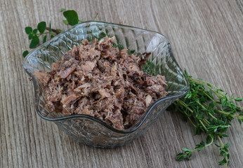 Canned tuna