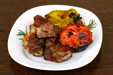 Grilled pork meat - shaslik