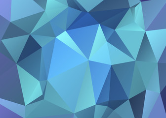 Blue polygonal background