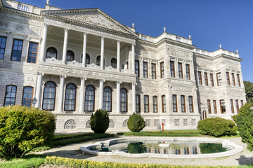 Dolmabahce Palace Exterior, Istanbul, Turkey