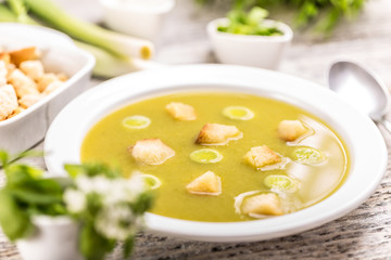 Leek soup