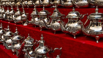 infinite row of teapots