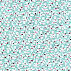  holly and berry pattern