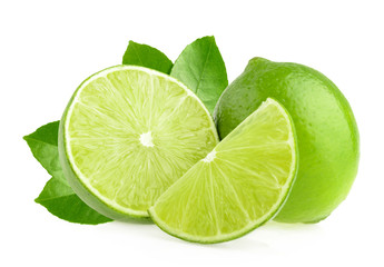 Lime isolated