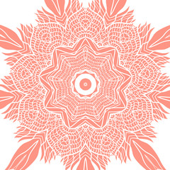 Circular hand-drawn ornament
