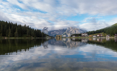 Beautiful view of the italian dolomites