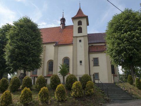The Saint Michael Archangel Church in Zebrzydowice ,Poland