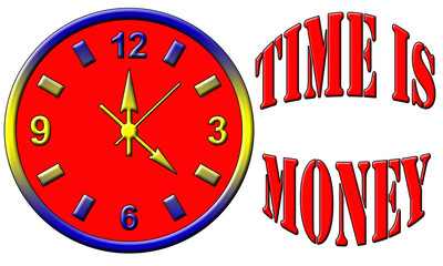 Time is Money text logo