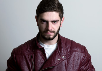 Obraz premium fashion man closeup