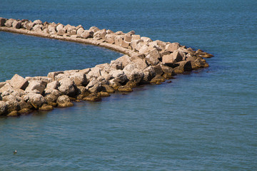 Stone pier