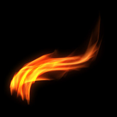 Flame Isolated