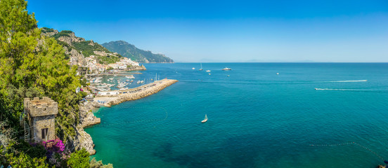 Beautiful Amalfi Coast panorama, Campania, Italy