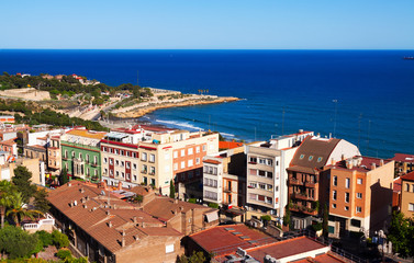 Obraz premium View of Tarragona and Mediterranean