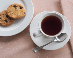 Tea Black with Biscuits or Cookies