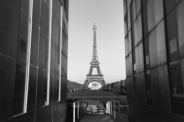 vintage view of Paris, postcard