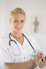 Portrait of beautiful nurse