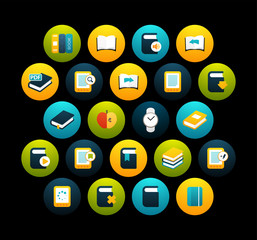 Flat icons set 21