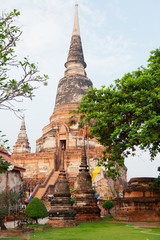 Fototapeta premium Wat Yai Chaimongkhon, Ayutthaya