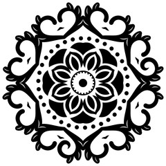 Oriental Abstract Vector Pattern