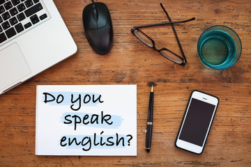 do you speak english