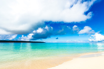 Sea, beach, seascape. Okinawa, Japan, Asia.