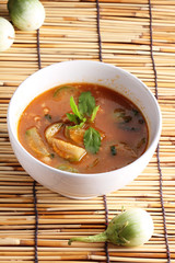 eggplant soup. .