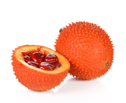 Gac fruit , Typical of orange-colored plant foods in Asia, gac f