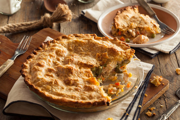 Hearty Homemade Chicken Pot Pie © Brent Hofacker