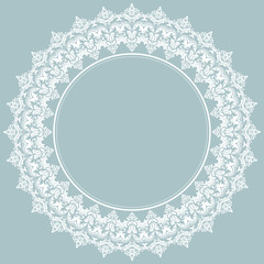 Floral Vector Fine Frame