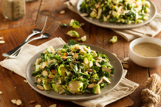 Kale And Brussel Sprout Salad