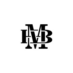 Letter B and M monogram logo