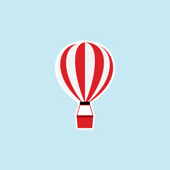 Flat vector icon of Parachute.