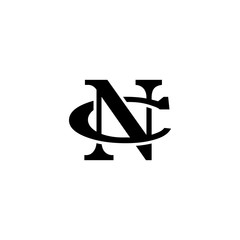 Letter C and N monogram logo