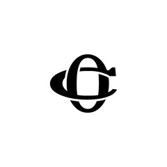 Letter C and O monogram logo
