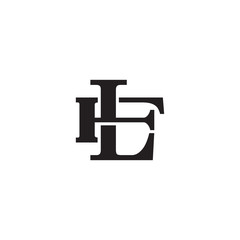 Letter F and L monogram logo