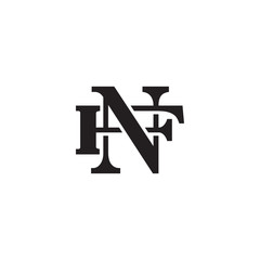 Letter F and N monogram logo