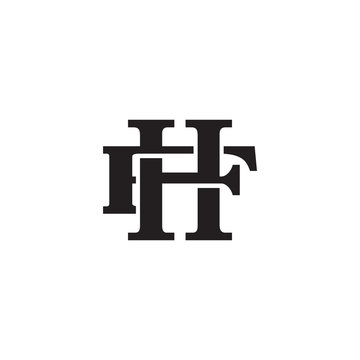 Letter F and H monogram logo
