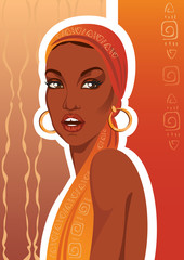  Beautiful black woman.African woman. - 94623556